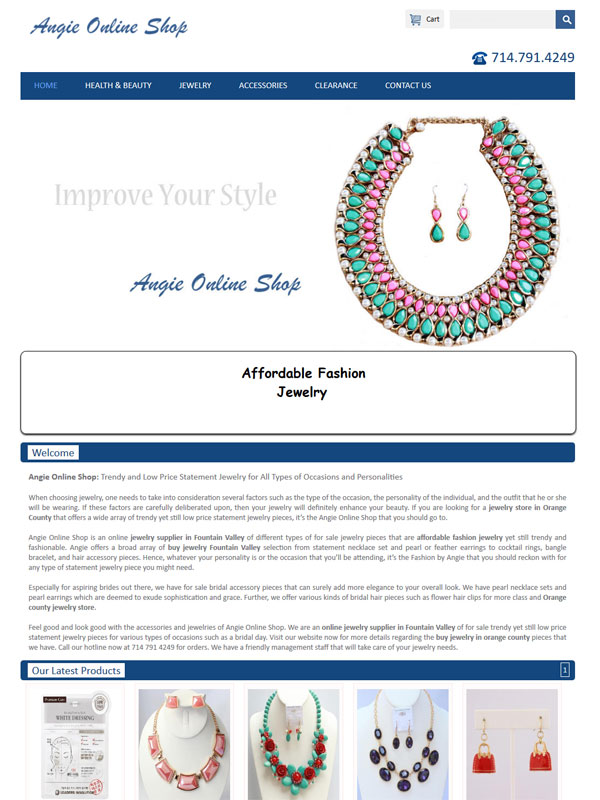 Website design